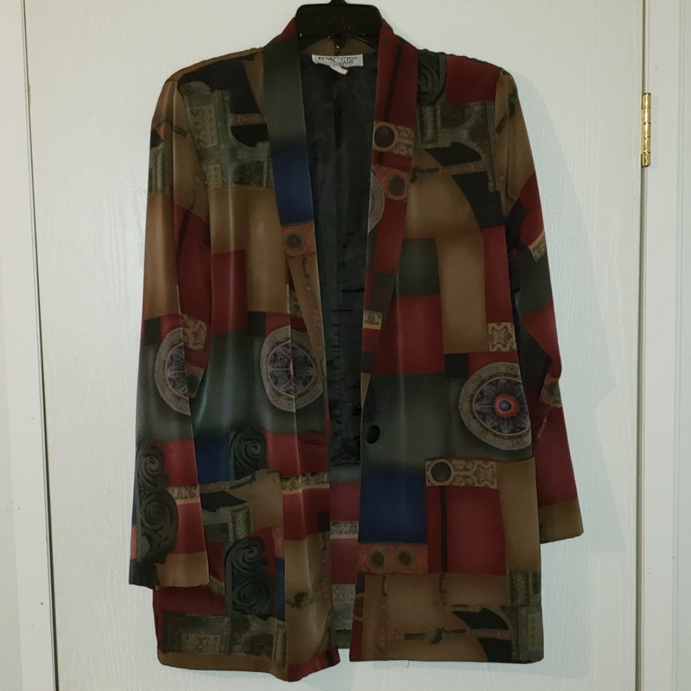 Vintage Timeless Multi-Print Blazer